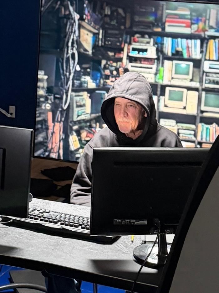 Production photograph from The Bitcoin Rebellion